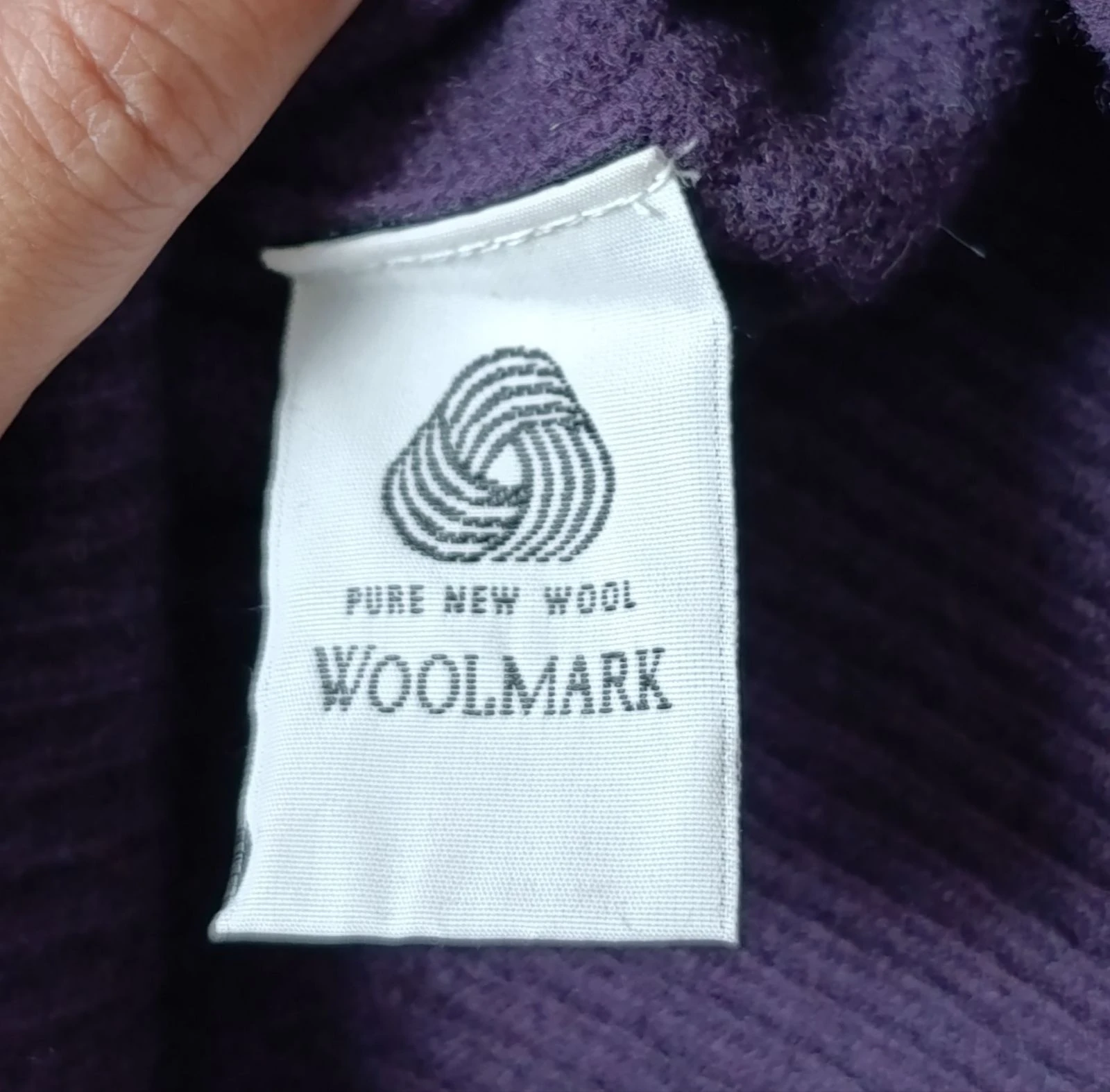 Jersey morado Pedro del Hierro (Lana Geelong Lambswool) / Pedro del Hierro purple sweater (Geelong Lambswool, Talla / Size M) – photo 12